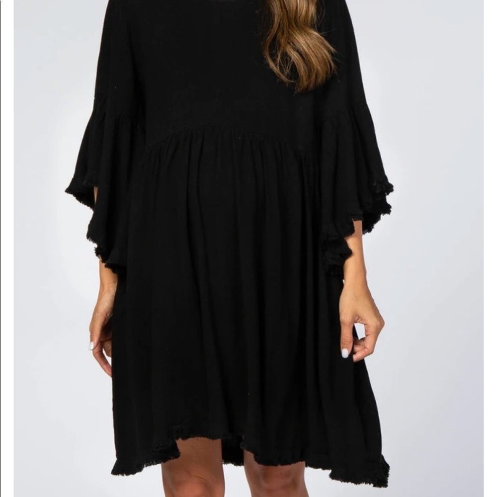 Black Maternity Dress - Picture 2 of 5